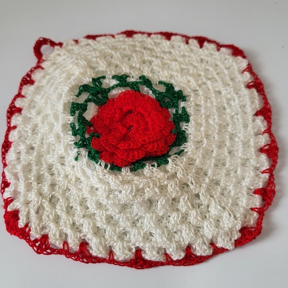 Lot of Three Vintage Crocheted Tatted Doilies - Picture 3 of 11